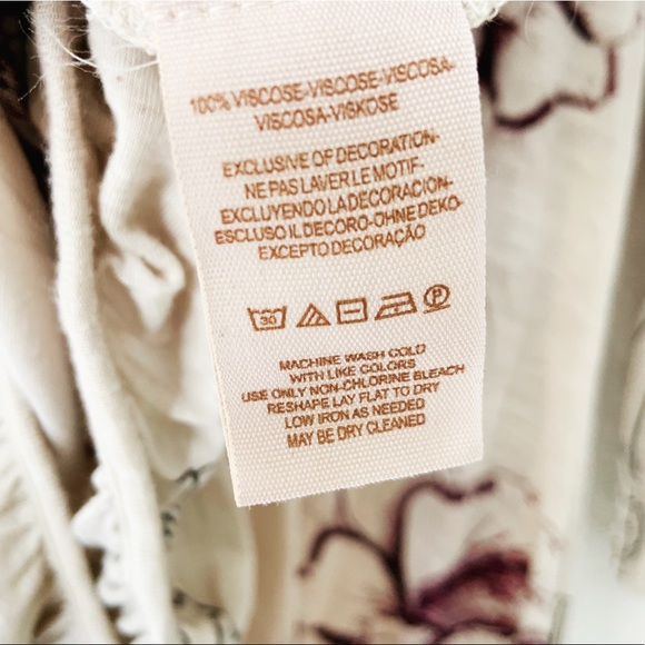 Free People Adelia Rose-Print Cold-Shoulder Blouse - Picture 5 of 7